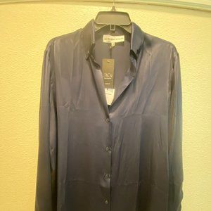 Les Prairies du Paris No.6 silk blouse new with tags